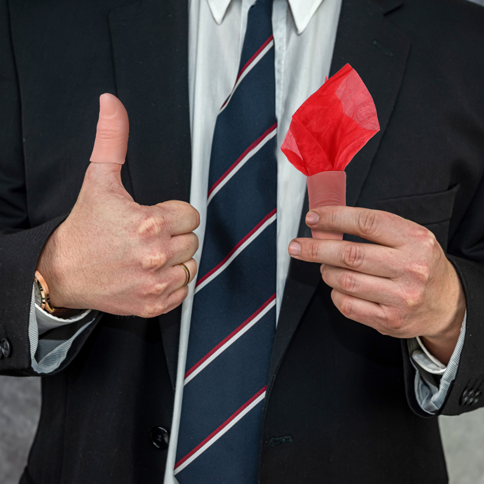 Thumb Tip Magic Trick Set - Magic Finger Covers 6 Sets Thumb