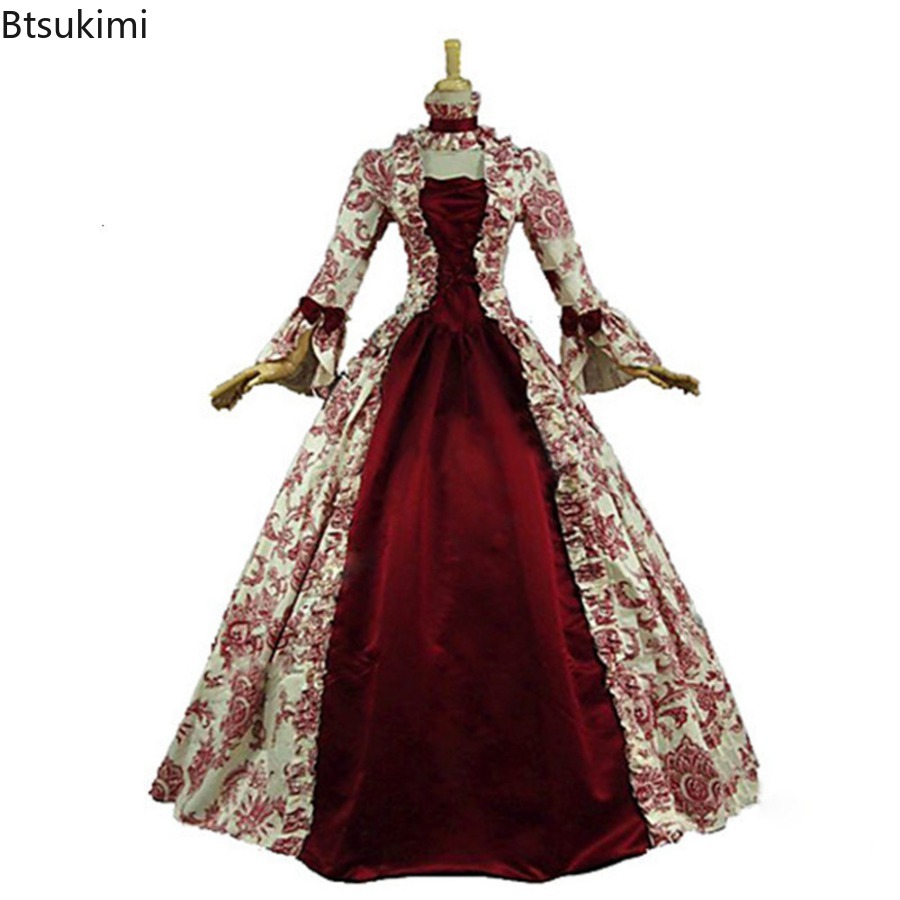 Medieval Renaissance Dress Women - New Medieval Flare Sleeve Dress for