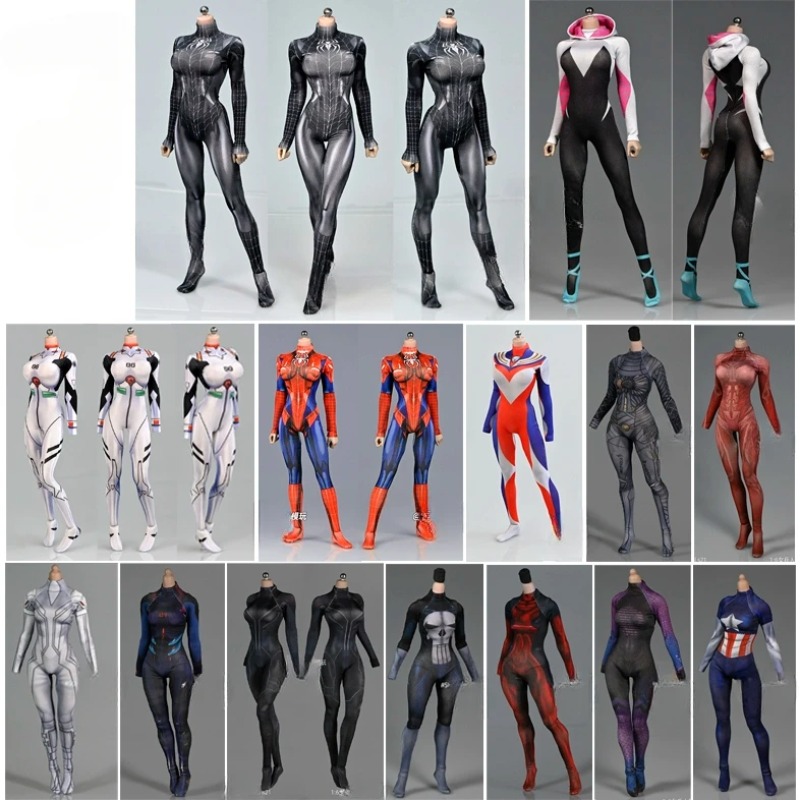 Spiderman Jumpsuit Kids - Jumpsuits Model 1/6 Anime Girls Fighter
