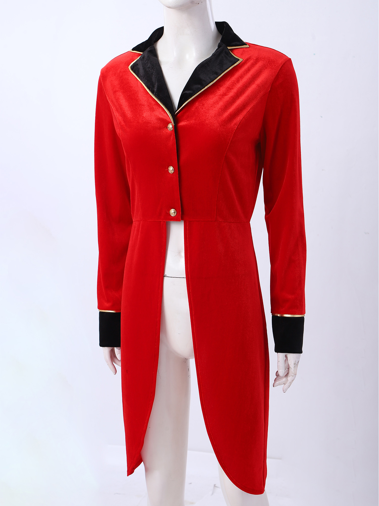 Costumes - Womens Circus Ringmaster Jacket Tailcoat Showman