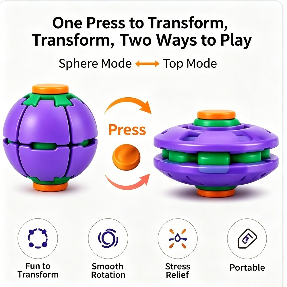 Transforming Fidget Spinner Ba - đánh giá và giá Novelty Gifts