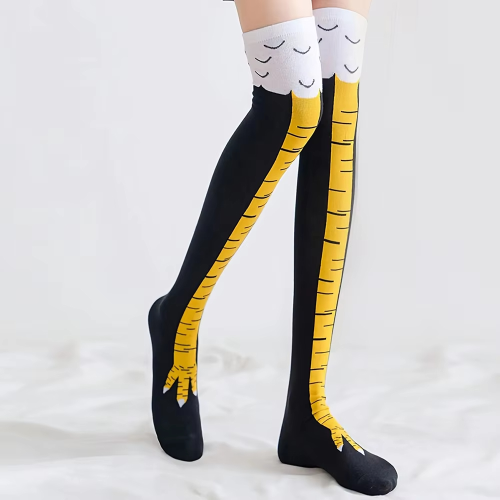 Women Thigh High Stockings Chi - đánh giá và giá Funny Chicken Leg Socks