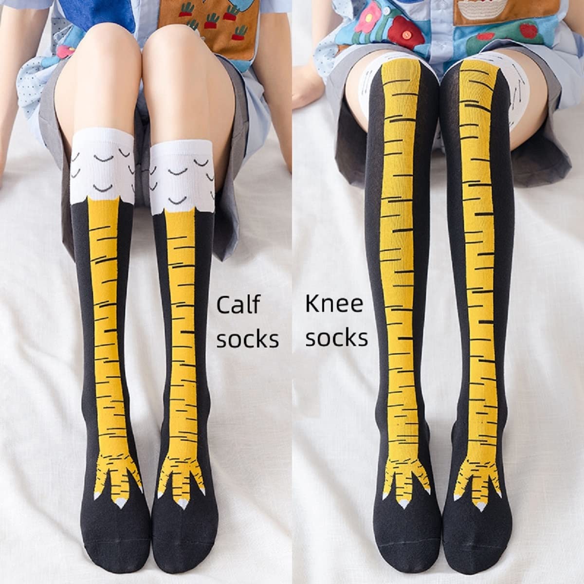 Women Thigh High Stockings Chi - đánh giá và giá Funny Chicken Leg Socks