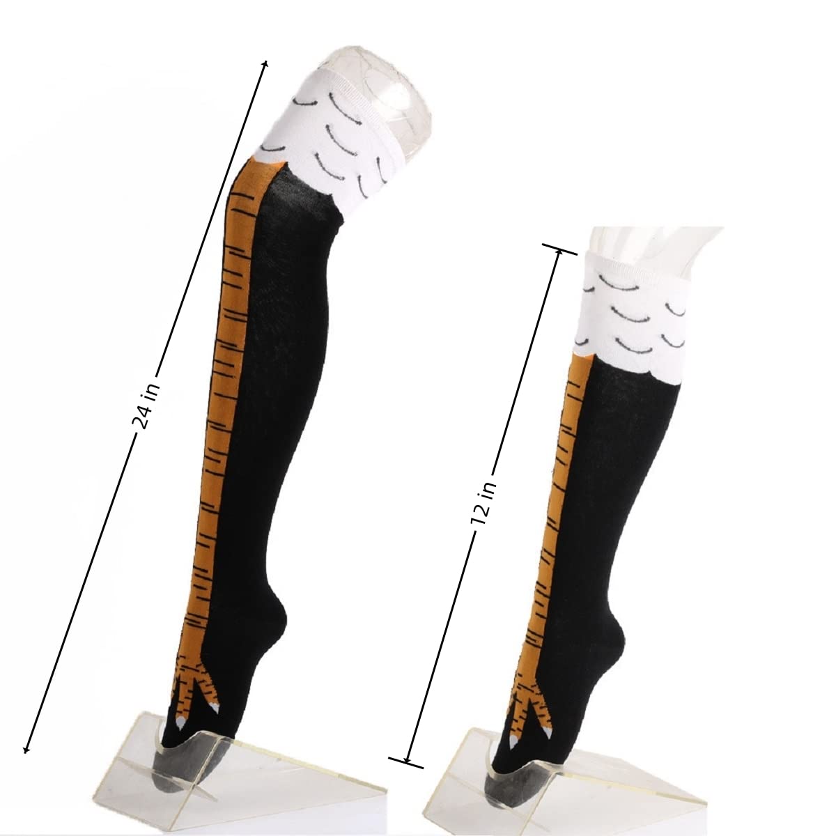 Women Thigh High Stockings Chi - đánh giá và giá Funny Chicken Leg Socks