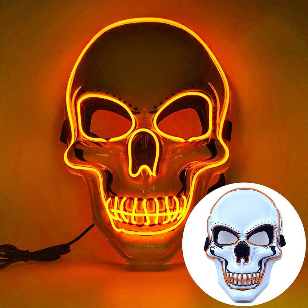 Fashion Horror Halloween Skull - đánh giá và giá Led Purge Mask Halloween