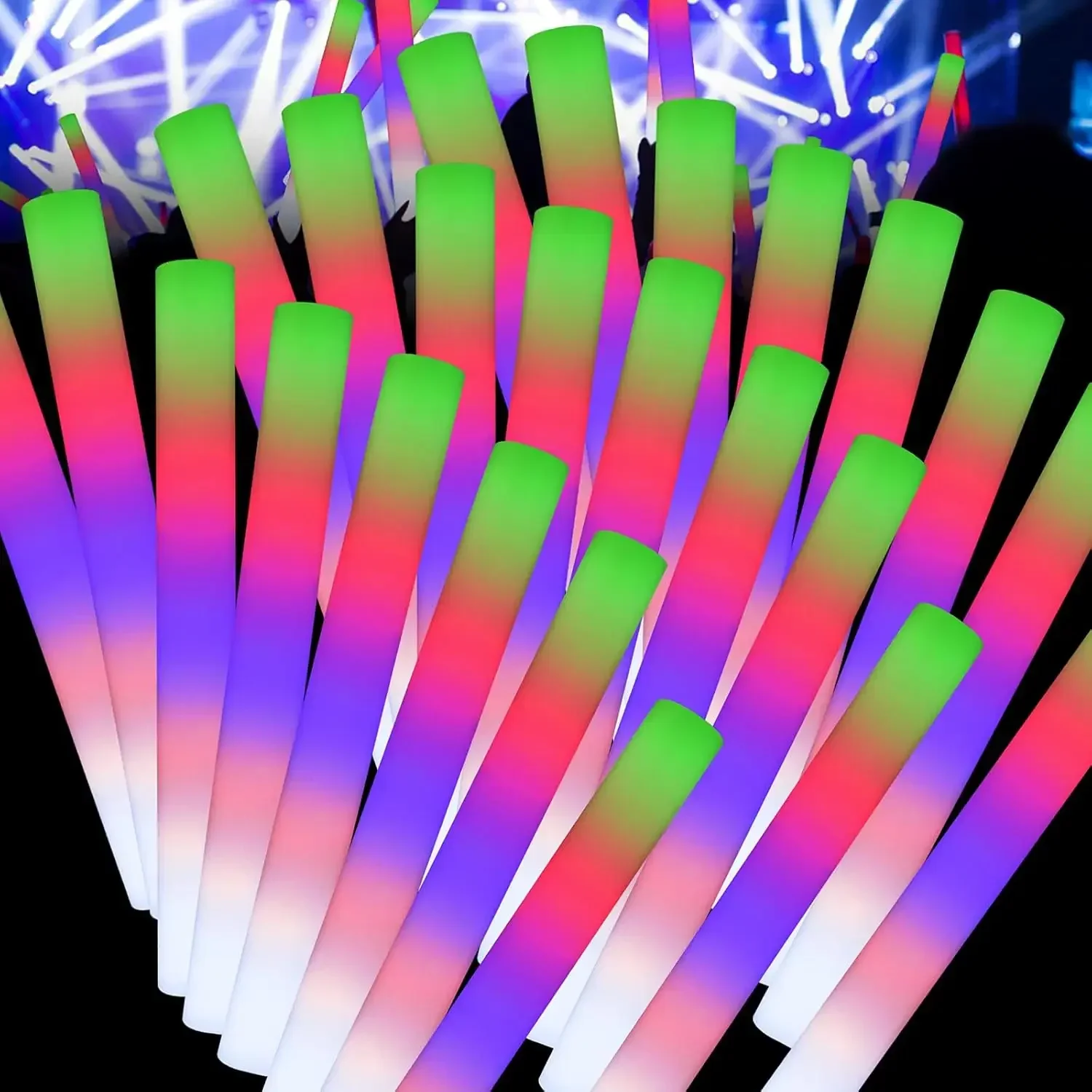50PCS Led Foam Glow Sticks Chr - đánh giá và giá Flashing Led Foam Sticks Party