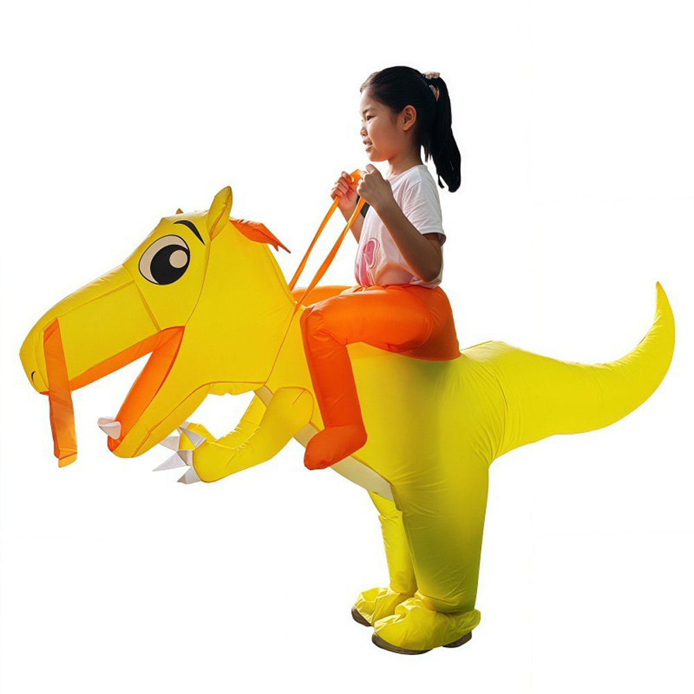 Child Riding Dinosaur Inflatab - đánh giá và giá Inflatable Dinosaur Costume Adult
