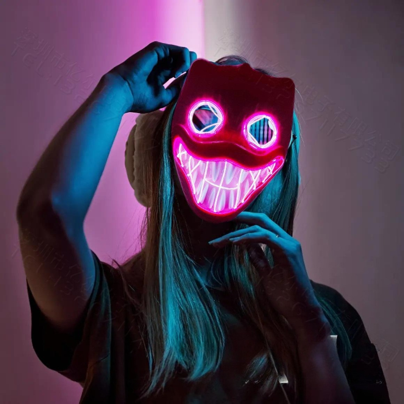 Luminous Mask Halloween Face M - đánh giá và giá Led Purge Mask Halloween