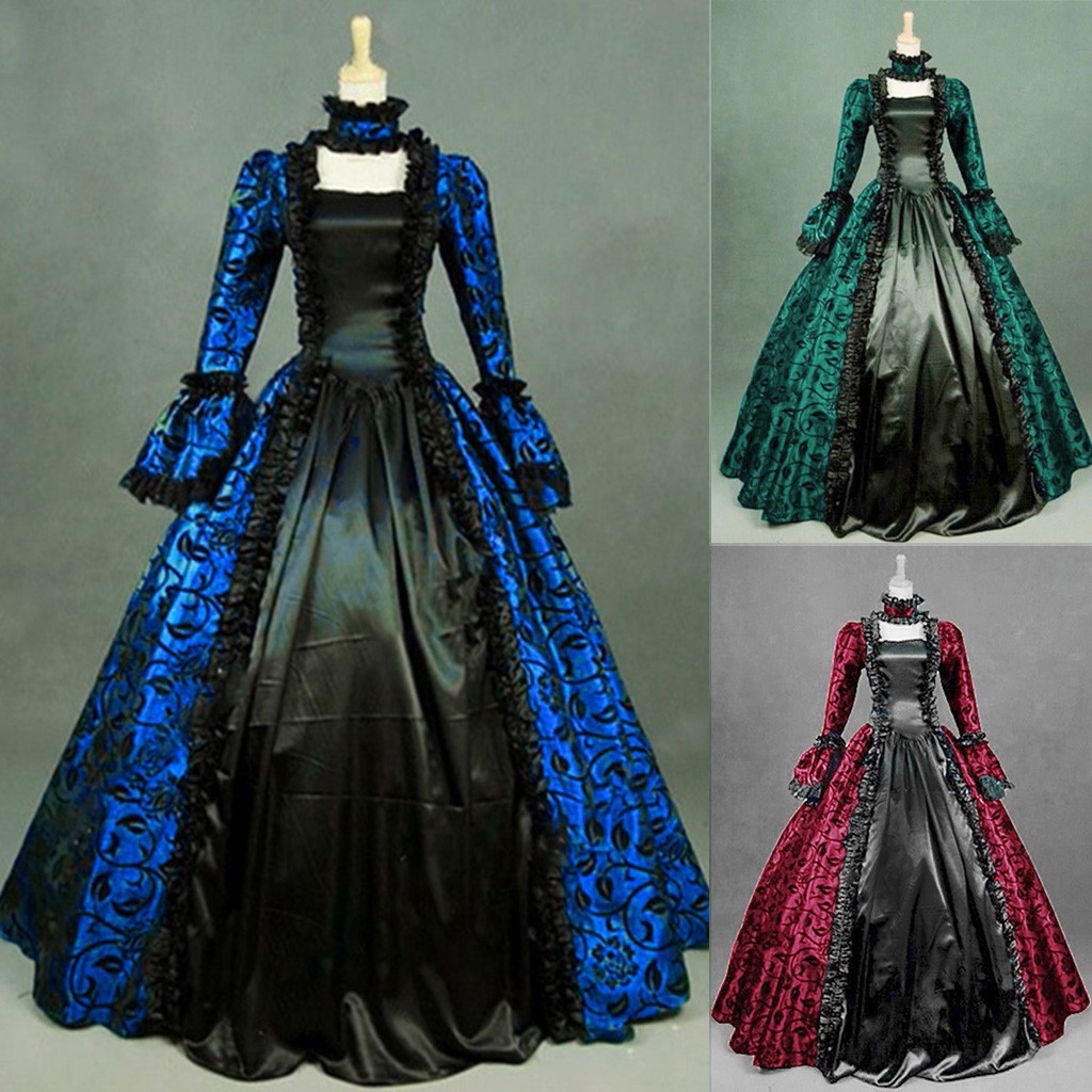 Women Vintage Exquisite Dress  - đánh giá và giá Medieval Renaissance Dress Women
