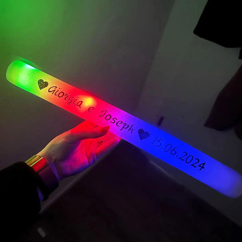 30 LED luminous foam sticks pe - đánh giá và giá Flashing Led Foam Sticks Party
