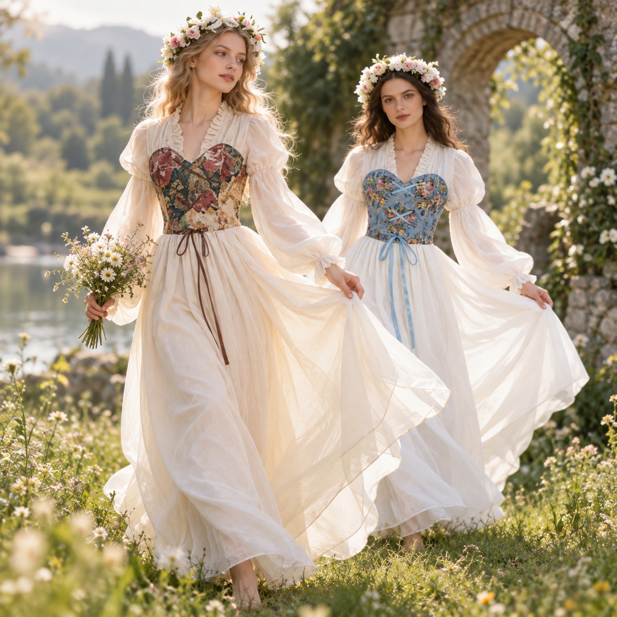 Renaissance Style Corset Waist - đánh giá và giá Medieval Renaissance Dress Women